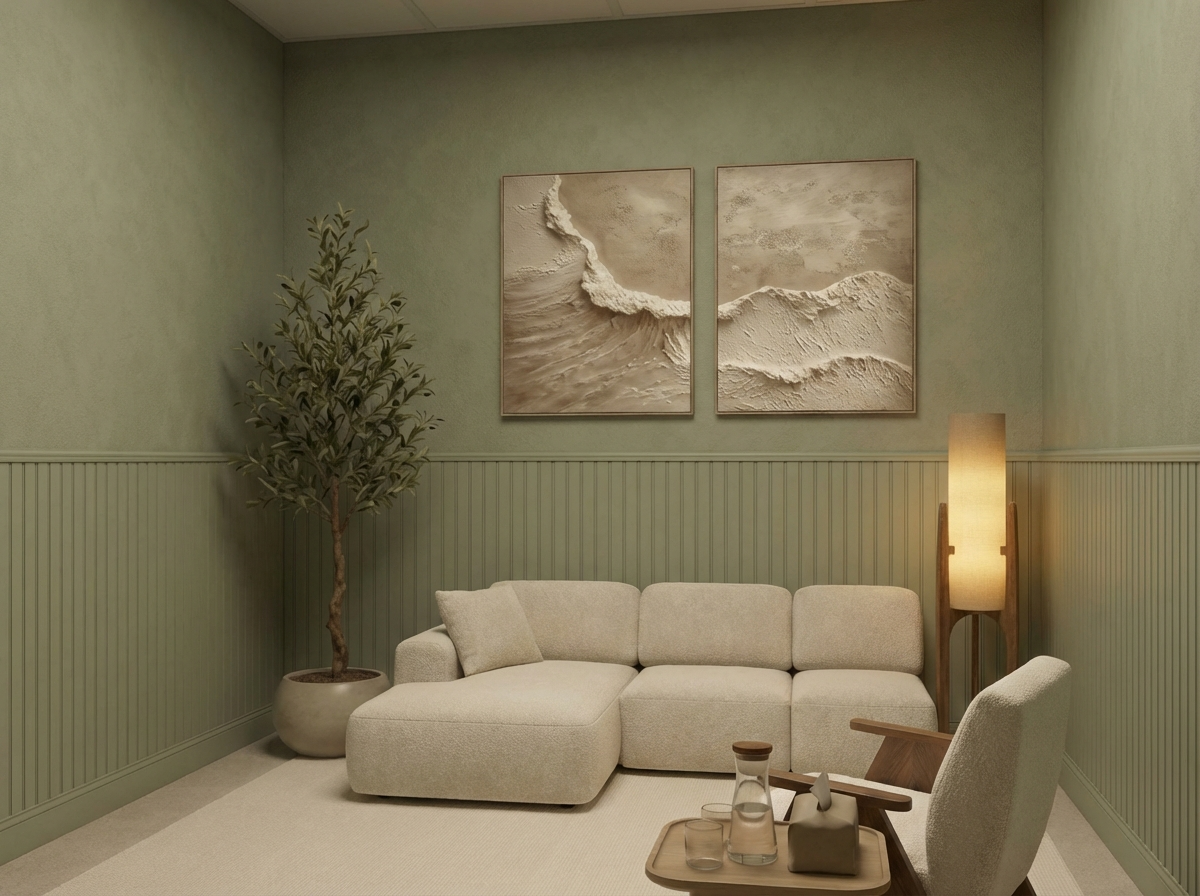 Yapay zeka ile yeniden tasarimdan sonra oda